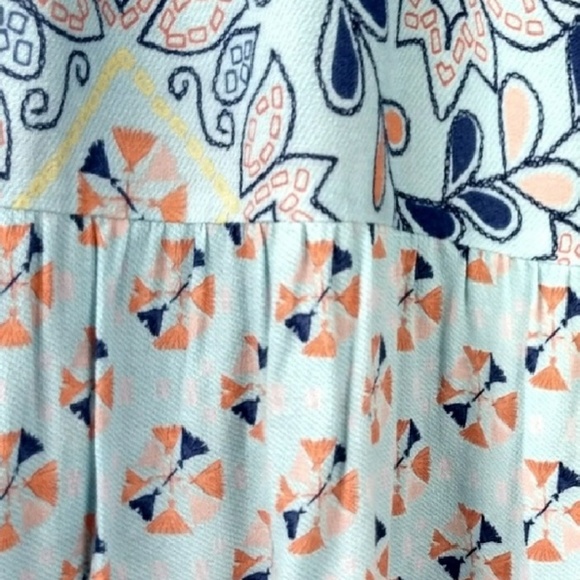 BCBGMaxazris Long Sleeve Boho Gypsy Tunic Dress - Picture 5 of 6